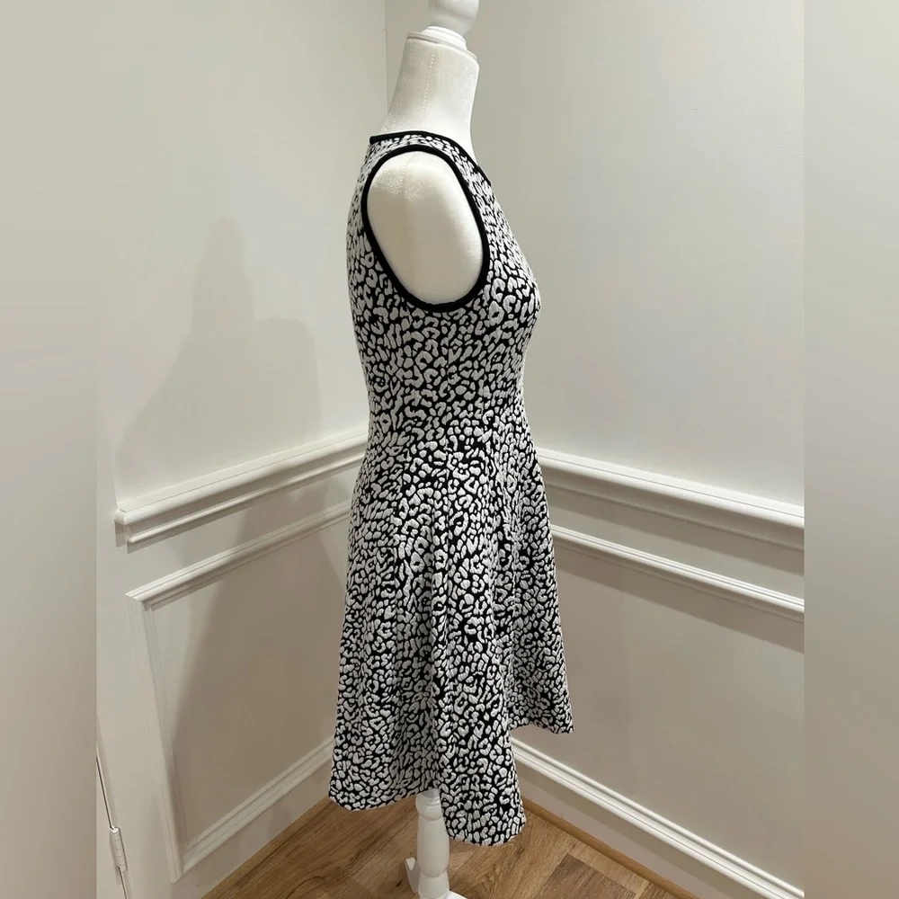 Black and white leopard Kate Spade dress size small in excellent used‎ condition